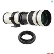 相機MF超級長焦變焦鏡頭F8.3-16 420-800mm T接口，帶適配器環通用14螺紋更換，適用於EF接
