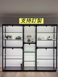 訂製玻璃展示櫃 手辦櫃 玩具模型展示櫃#包安裝