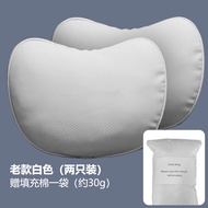 Tesbeauty หมอนรองศีรษะรถยนต์ S-Class Nappa Leather Seat Pillow Neck Support Audi Porsche Honda หมอนร