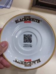 黑白淡奶碟