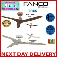 [NEW LAUNCH EXCLUSIVE ] Fanco Tres Cheapest DC Ceiling Fan With Remote control 43/50 inches |Local Singapore Warranty|