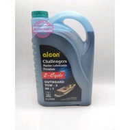 ALCON 2T 2 Cycle Outboard Marine Lubricant 1 Litre / 5 Litres / 2T Mesin Rumput