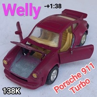 Diecast Vintage Scale 38 Welly Porsche 911 Turbo Loose