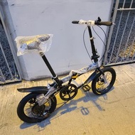 二手幾乎全新 DALISI 16吋 6速 碟剎 摺合單車 摺疊單車 自行車 摺車 Foldable Bike Bicycle 粗呔
