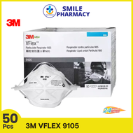 3M N95 VFlex 9105 Particulate Respirator ( 25 pcs /50 pcs - 1 Box ) SIRIM DOSH Approved