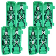 工具仁 卡簧鉗 軸用外彎頭 7吋 16.5cm + 穴用內彎頭16.5cm + 軸用外直頭 17.8cm + 穴用內直頭 18cm 四件組 附收納盒