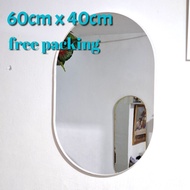 Oval full body mirror, bedroom mirror, aesthetic mirror full length mirror