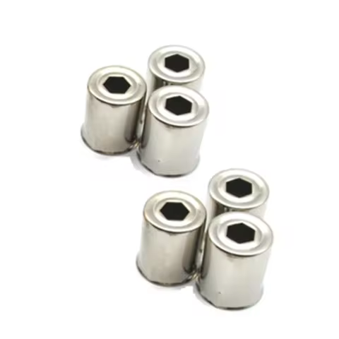 6 pieces Stainless steel hexagonal Hole Magnetron Cap for Galanz Witol 2m219J 319K 319J Microwave Ov