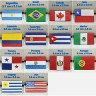 (S) Iron On Patch/ Applique, Country Flag, The America's 🌐🗺