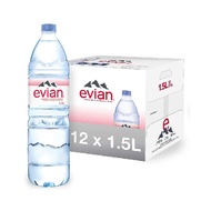 Evian Mineral Water (1.5L x 12) - 1 Carton