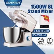 SUNATUR Heavy Duty Stand Mixer Large Capacity Automatic Flour Dough Kneader Home Multifunctional Bak