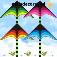 NAILSDECORA5YD Delta Kites, Large 1.1m with 100M Kite Line Kid Adult Kite, Durable Easy to Fly Long 