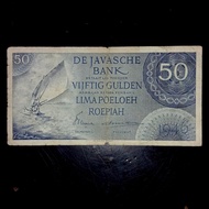uang kuno indonesia 50 gulden seri federal I 1946