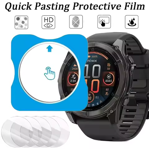 Screen Protector Glass Film For Garmin Fenix 8 7 Quatix 8 Tactix 8 HD Tempered Glass Forerunner 970 