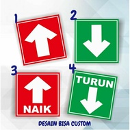 Waterproof k3 arrow direction sticker