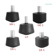 BTM Antislip Foot Spikes for Tripods Monopod 3 8 Inches 1 4 Inches 8 Kits Universal Monopod Rubber F