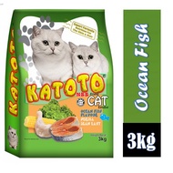 KATOTO Cat Food / Ocean Fish / Chicken & Seafood / 3kg x 1