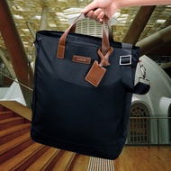 Archive Hoxton Nylon Tote (Navy/Tan) กระเป๋า Tote Bag สะพายข้างผ้าไนลอนกันน้ำป้ายหนังวัวแท้