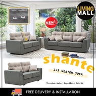Living Mall Shante Series 2-Seater + 3-Seater Sofa Set Premium Water Repellent Fabric.