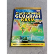 BUKU PRELOVED ATLAS EKSPLORASI GEOGRAFI KBSM, TINGKATAN 1 TO 5 @ RM 10.00 (EXCLUDE POSTAGE) CBP 002