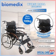 BIOMEDIX BEVERLY - Kursi Roda Lipat Traveling Portable Ringan Keren Dewasa Lansia