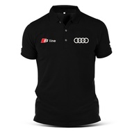 - Men's T-Shirt Audi S Line RS Racing Rally Racing TT A4 A5 R8 POLO Shirt_i64