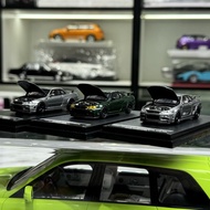Ready Stock MH 1: 64 SKYLINE SKYLINE GTR R34 NISMO CRS Alloy Car Model Openable Cover
