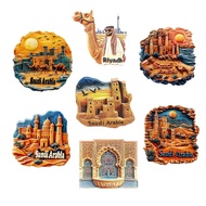 Saudi Arabia Riyadh Bahrain Tourist Souvenir Magnetic Sticker Fridge Magnetic Refrigerator Decoratio