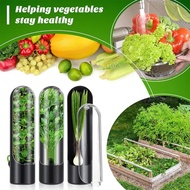 2PCS Vegetables Fresh Preservation Bottle Herb Saver Storage Container Fresh Herb Keeper Vanilla for