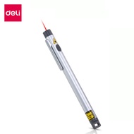 Deli ปากกาเลเซอร์ (ยืดได้) เลเซอร์ ปากกาเลเซอร์ไร้สาย สำหรับการชี้/นำเสนองาน PPT อุปกรณ์สำนักงาน Laser Pen