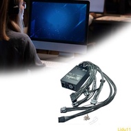Lidu11 Computer Power Supply 1U 500W 600W 700W 850W Small Desktop PC Cash Register