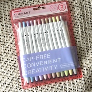 Zebra Clickart 12 Color Set pale pastal 粉彩色 粉色系 水筆 water color pen