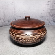 陶器砂鍋手工紅粘土烹飪鍋砂鍋帶蓋砂鍋