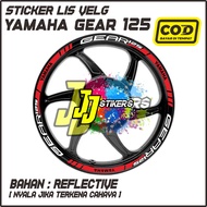 YAMAHA GEAR Rim Sticker MIO GEAR 125 Rim Sticker Raflective Material
