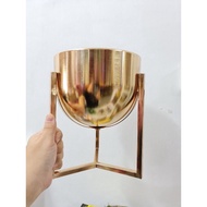 Pasu orkid pasu gold vase gold