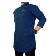 Baju Koko Pria Dewasa Terbaru Lengan 3/4 Bahan Katun Madinah Premium Kualitas Impor Terbaik Made In