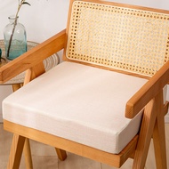 35d thick high-density sponge cushion linen sofa cushion bay window cushion chair cushion