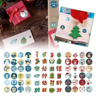 Sticker Digital Calendar Christmas Sticker,christmas Sticker Set 1-24) (numbers Calendar F1s4
