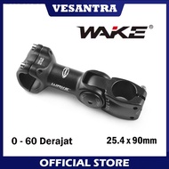 Wake Stem Standar 25.4 x 90mm 0 - 60 Derajat Adjustable Fixie Federal