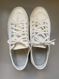 MUJI無印良品 撥水加工舒適休閒鞋 小白鞋 帆布鞋