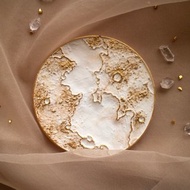 【深月香薰盤】香薰石　室內裝飾　滿月　夢幻