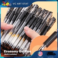 VC Art Economy Gel Pen 0.5mm Needle ball tip Office & School Pen fine Needle point Refillable daily 