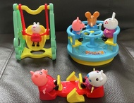 Peppa Pig小豬佩琪遊樂場玩具過家家套裝