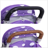 Baby Pram Stroller Armrest Cover Case PU Protective Cover For Armrest Handle Wheelchairs