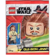 Lego Starwars Qui-Gon Jinn paper bag 912502-1 with accessories and 1 limited trading card