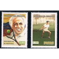 BA1104 Ecuador 2014 Tennis Sports Flag 2 Brand New Foreign Stamps 0919