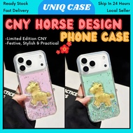 OPPO F1s A37 A77 A73 2020 A94 5F A98 4G 5G fon sarung horse phone casing case 新年款金马手机壳