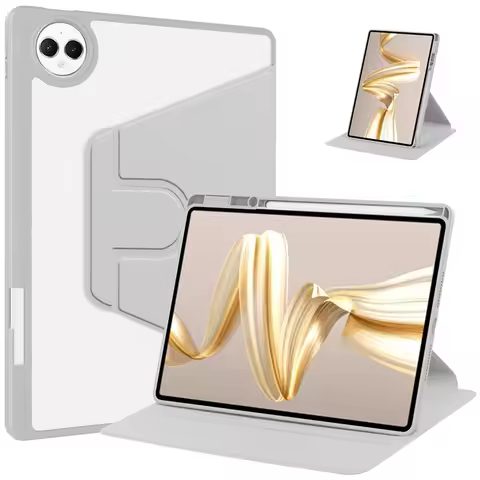 For Huawei Matepad Pro 12 2 Case with Pencil Holder 360 Rotating Acrylic Hard Stand Tablet For Matep