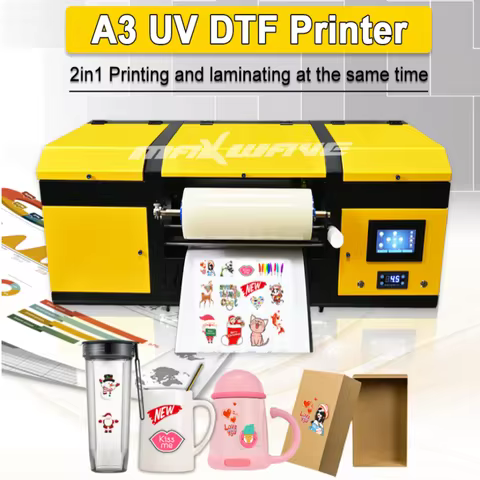 MAXWAVE A4 Size Dtf Inkjet Printer Start Kit The Most Price Competitive Dtf Printer Set Dtf Printer 