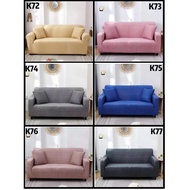 L Shape Elastic Universal Sofa Cover 1/2/3/4 Seater Anti-Skid Stretchable Slipcover